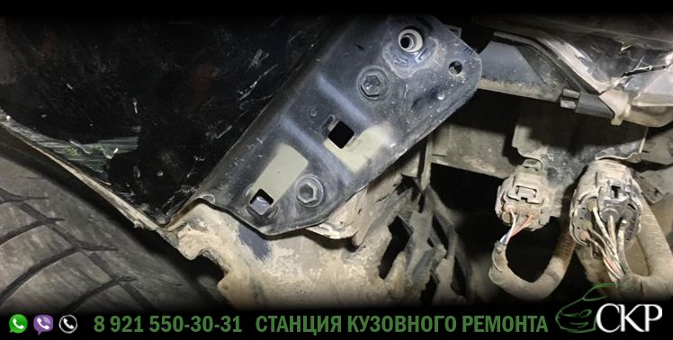 Восстановление кузова Тойота Ленд Крузер  (Toyota Land Cruiser) в СПб в автосервисе СКР